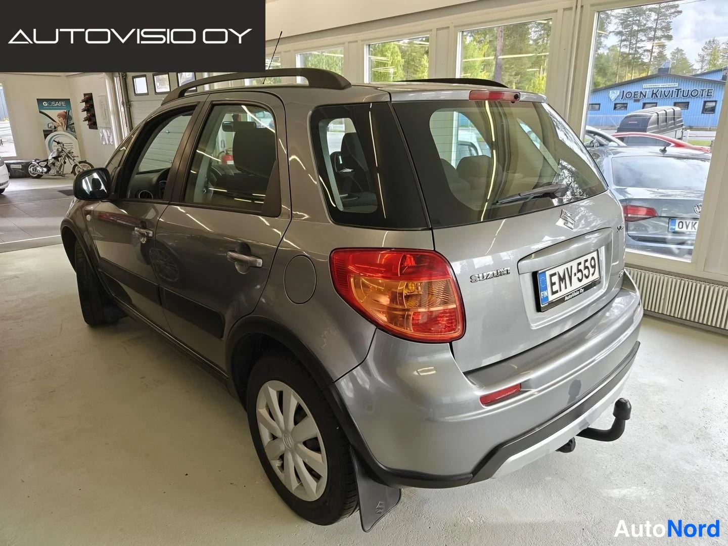 Grey Suzuki SX4 2014, rear three-quarter, photo 4