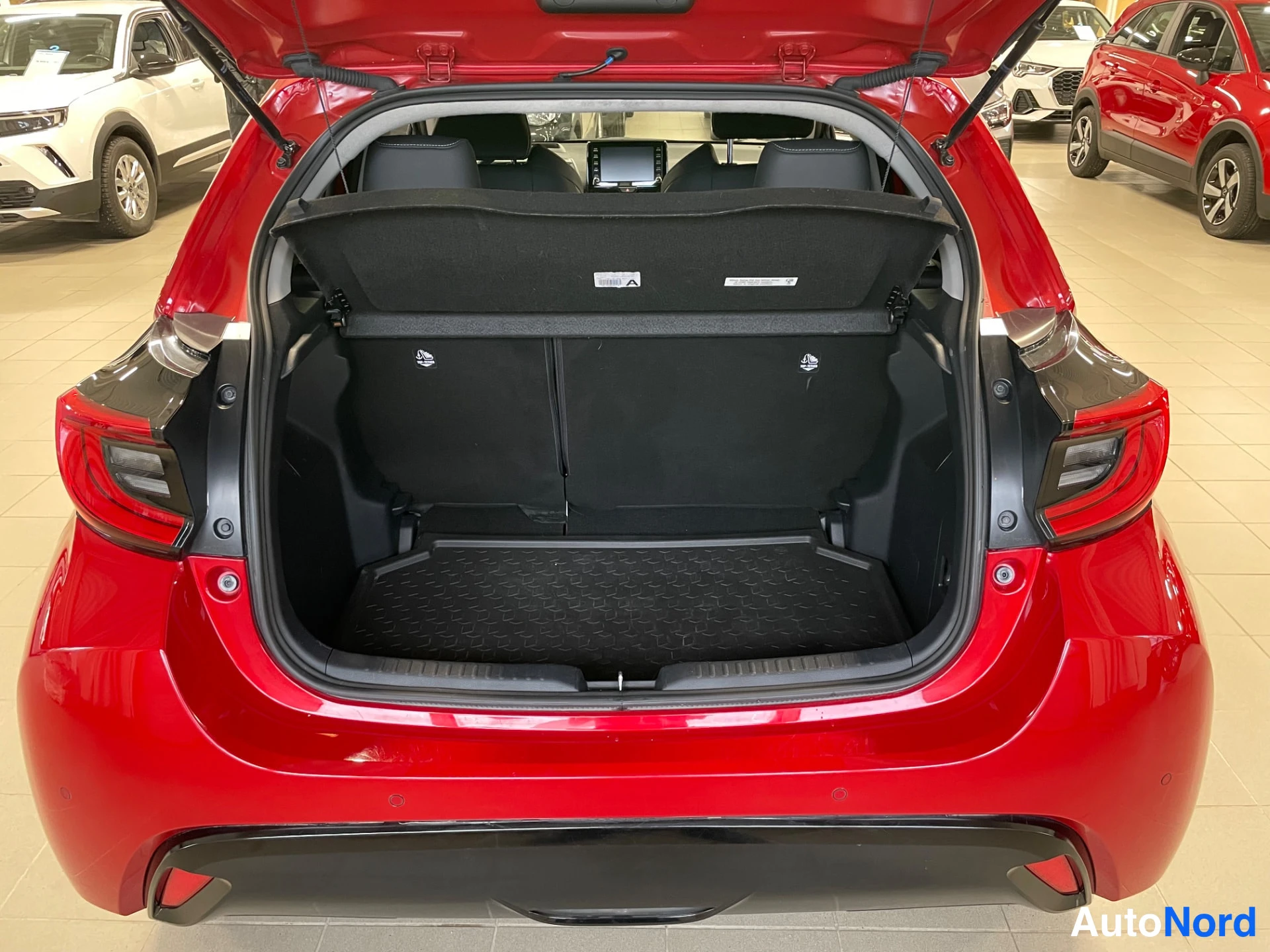 Red Mazda Mazda2 Hybrid 2023, rear, photo 9