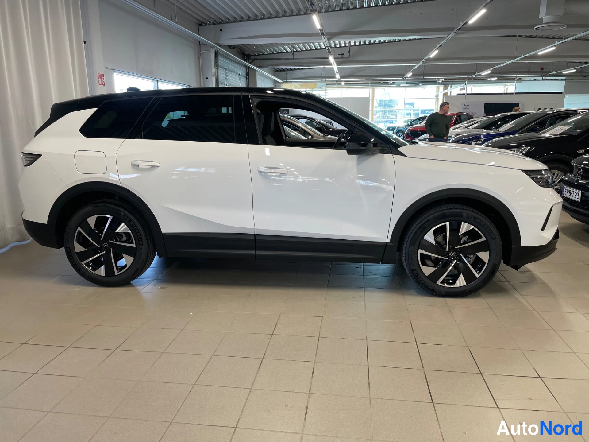 White Opel Grandland 2026, side, photo 5