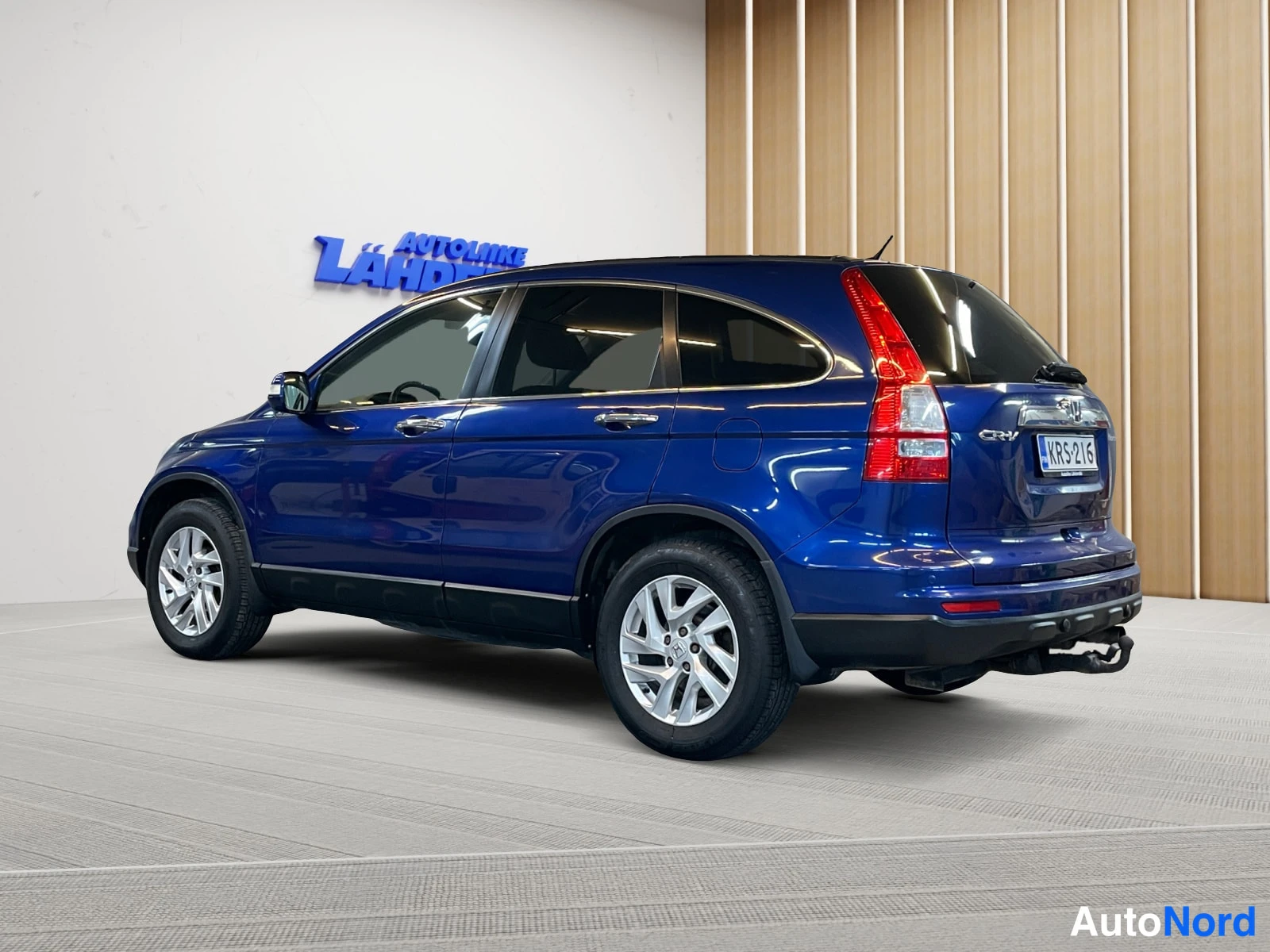 Sininen Honda CR-V 2012, takaviisto, kuva 6