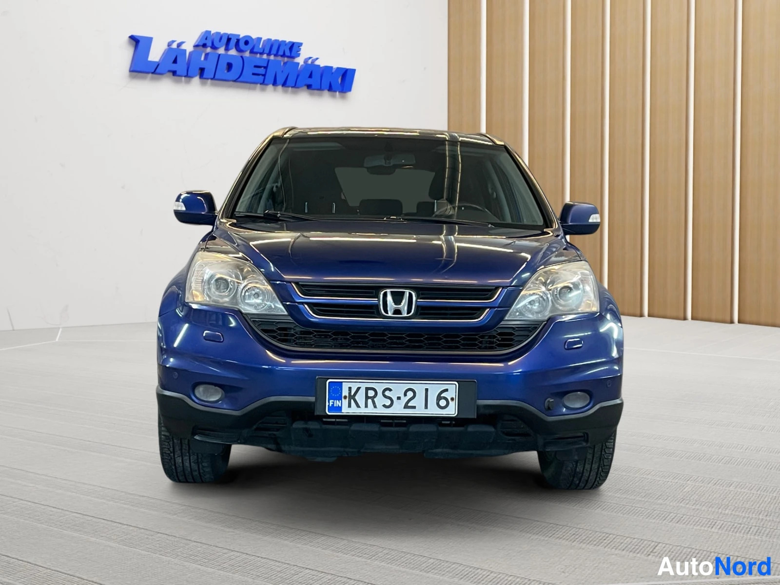Sininen Honda CR-V 2012, edestä, kuva 4