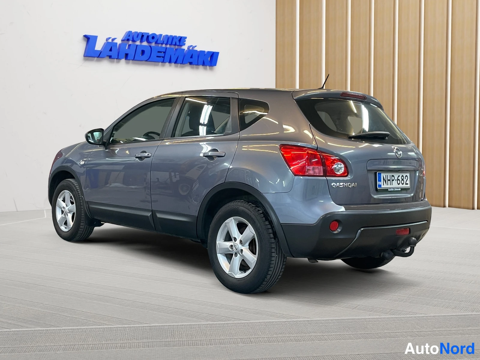 Sininen Nissan Qashqai 2008, takaviisto, kuva 6
