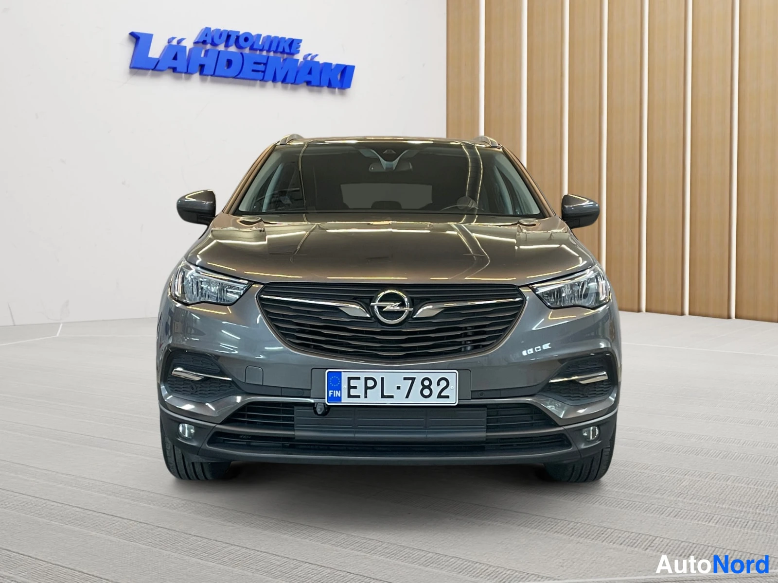 Harmaa Opel Grandland X 2018, edestä, kuva 5