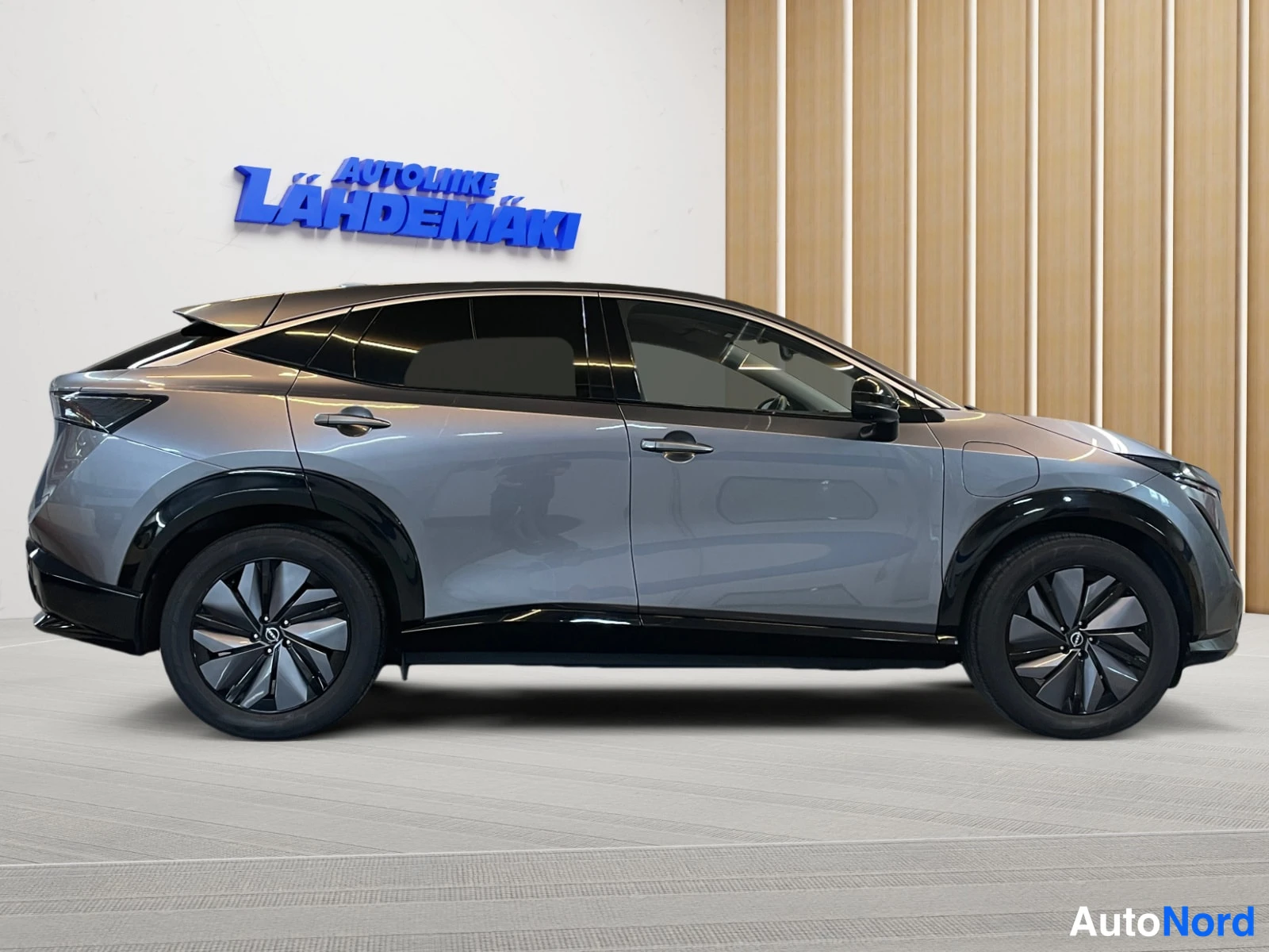 Grey Nissan Ariya 2023, side, photo 5