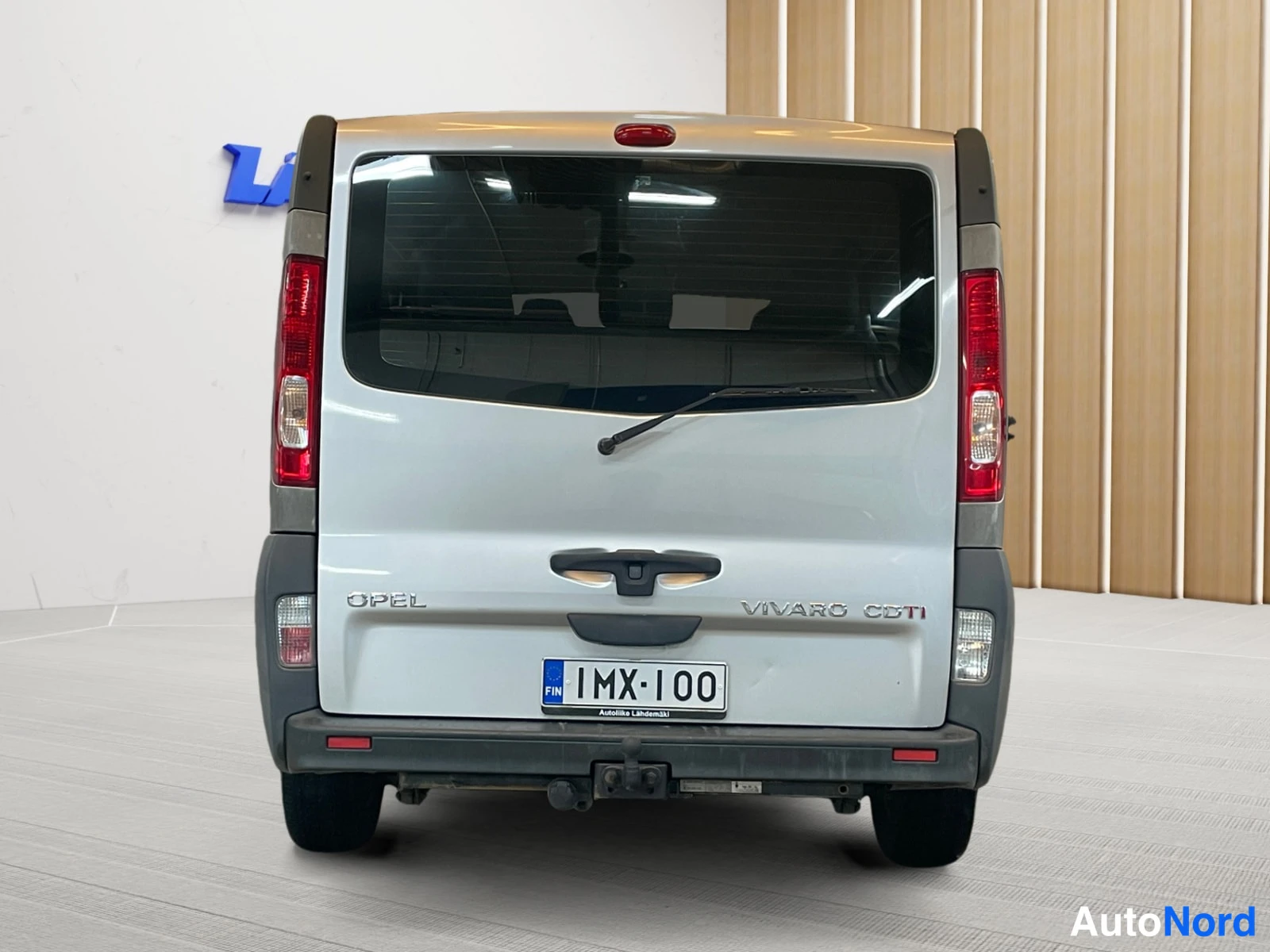 Harmaa Opel Vivaro 2008, takaa, kuva 9