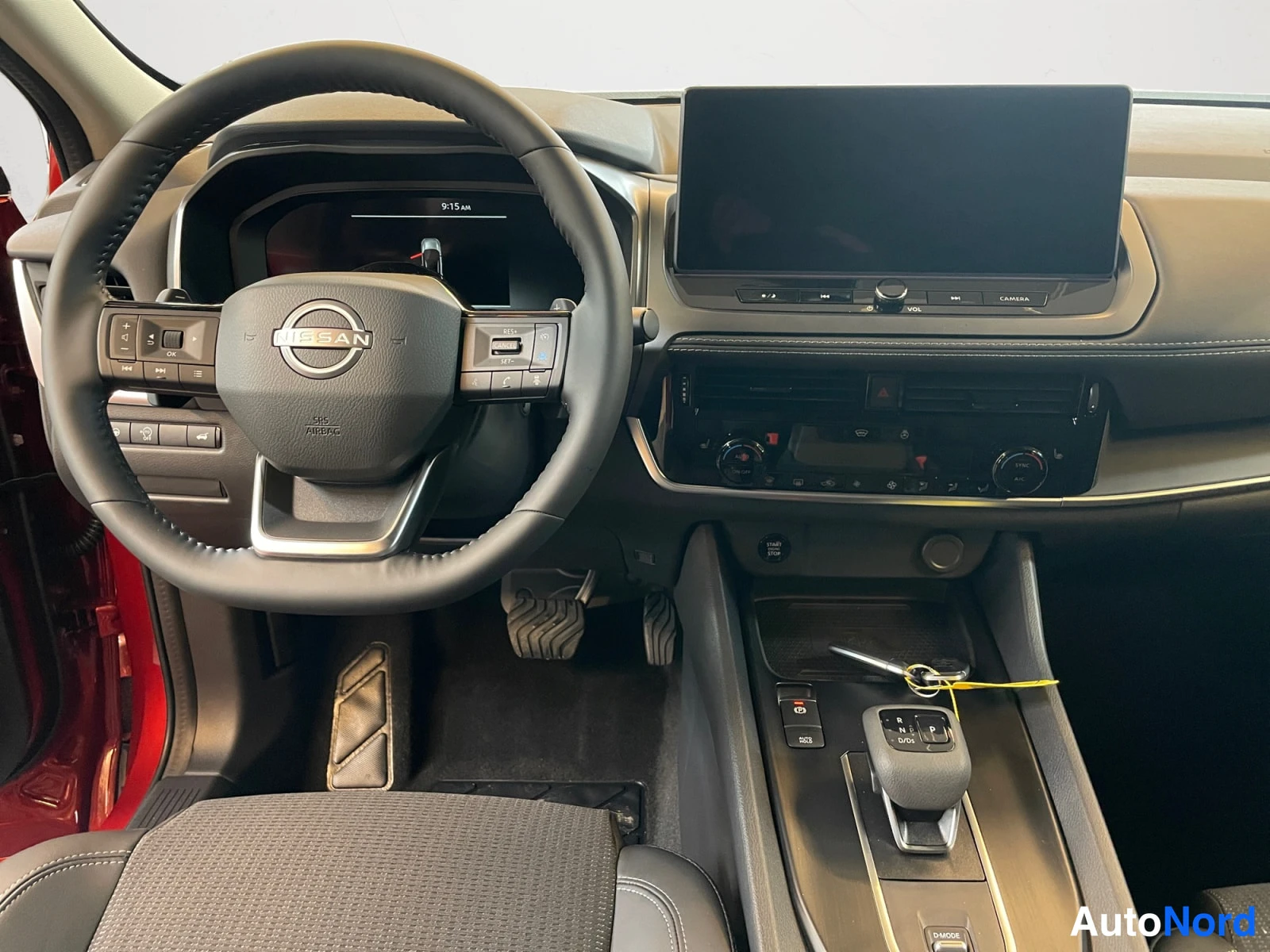 Punainen Nissan Qashqai 2026, ohjaamo, kuva 9
