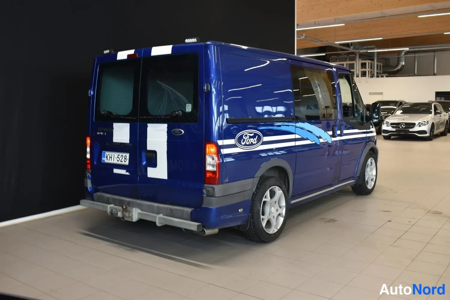 Sininen Ford Transit 2008, takaviisto, kuva 8