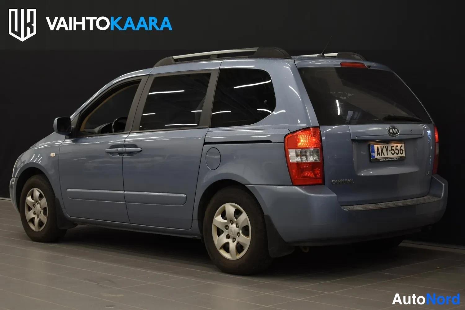 Harmaa Kia Carnival 2009, takaviisto, kuva 3