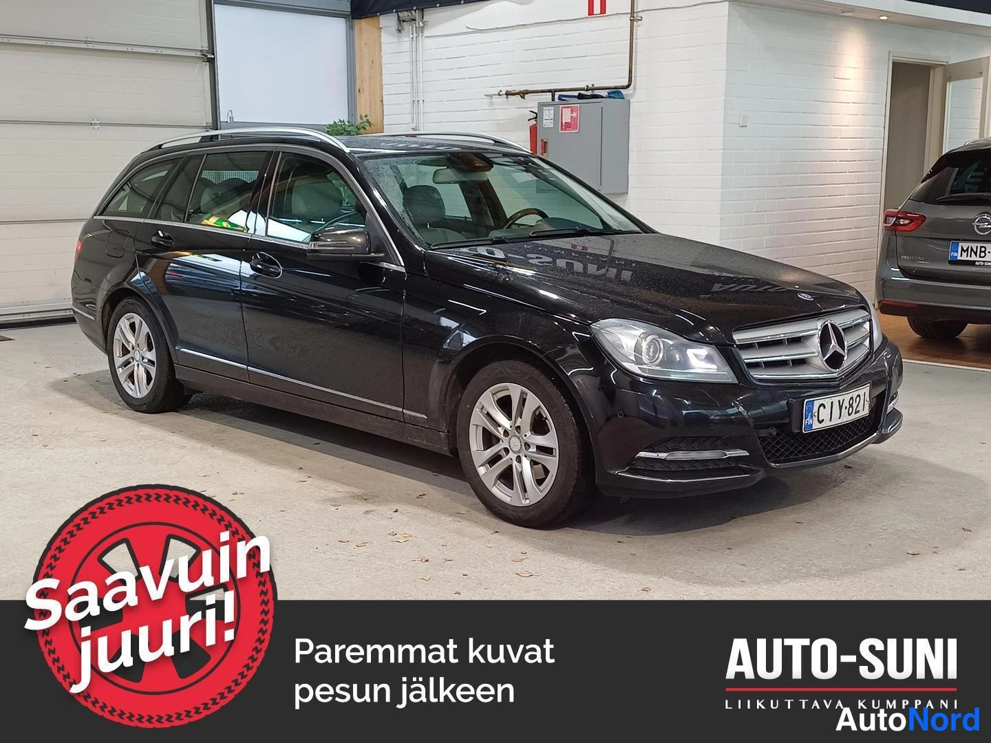 Musta Mercedes-Benz C 2013, kuva 9