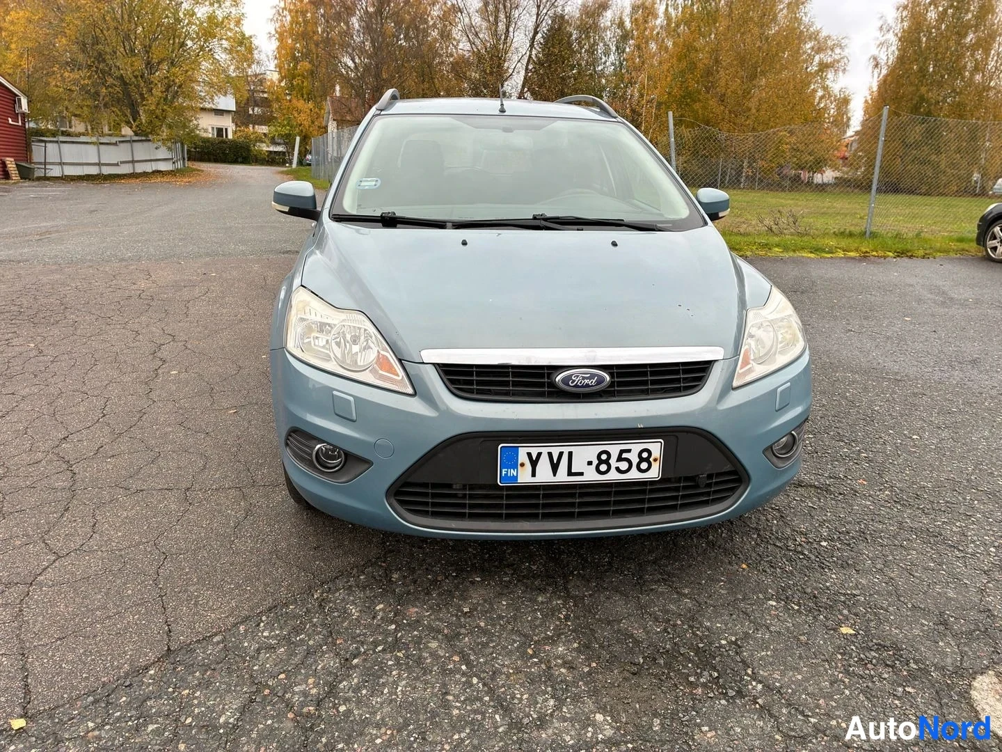 Blue Ford Focus 2009, front, photo 5