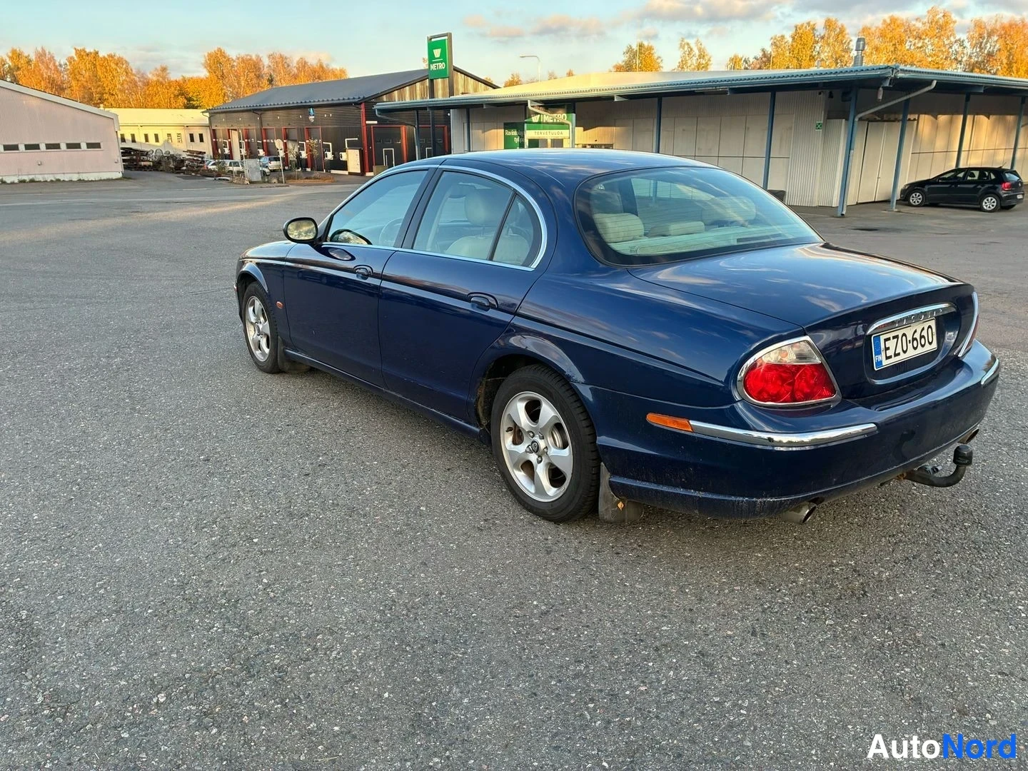 Blue Jaguar S-Type 2002, rear three-quarter, photo 5