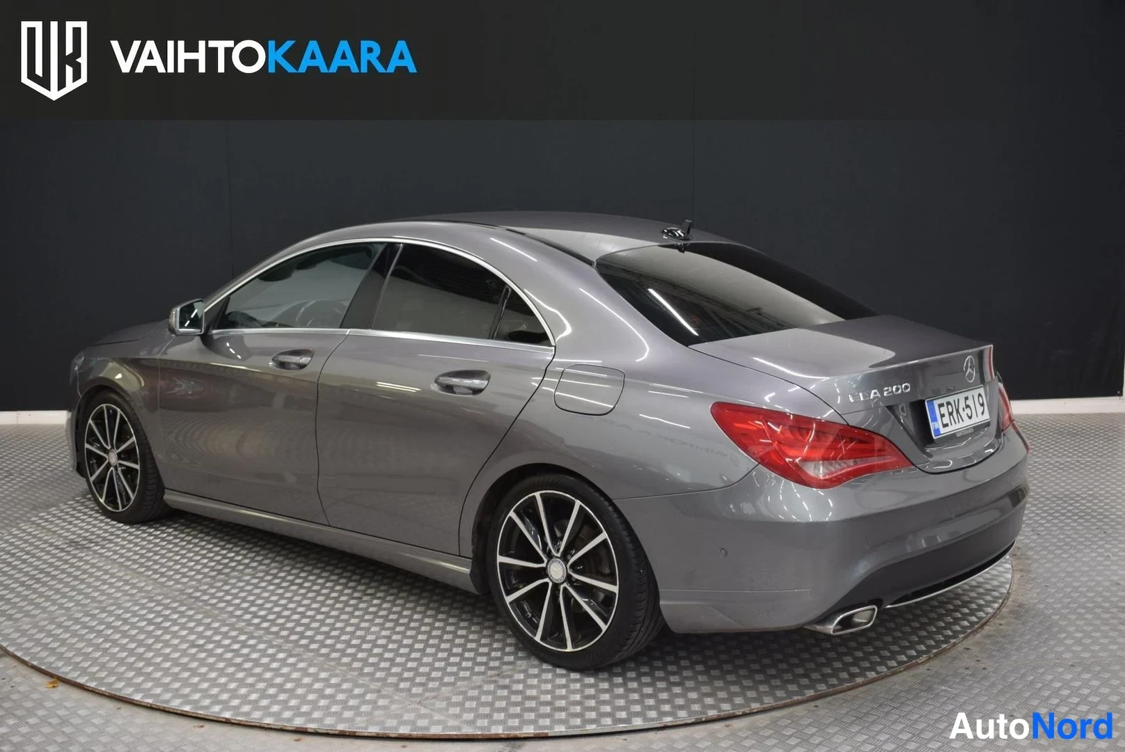 Harmaa Mercedes-Benz CLA 200 2016, takaviisto, kuva 5