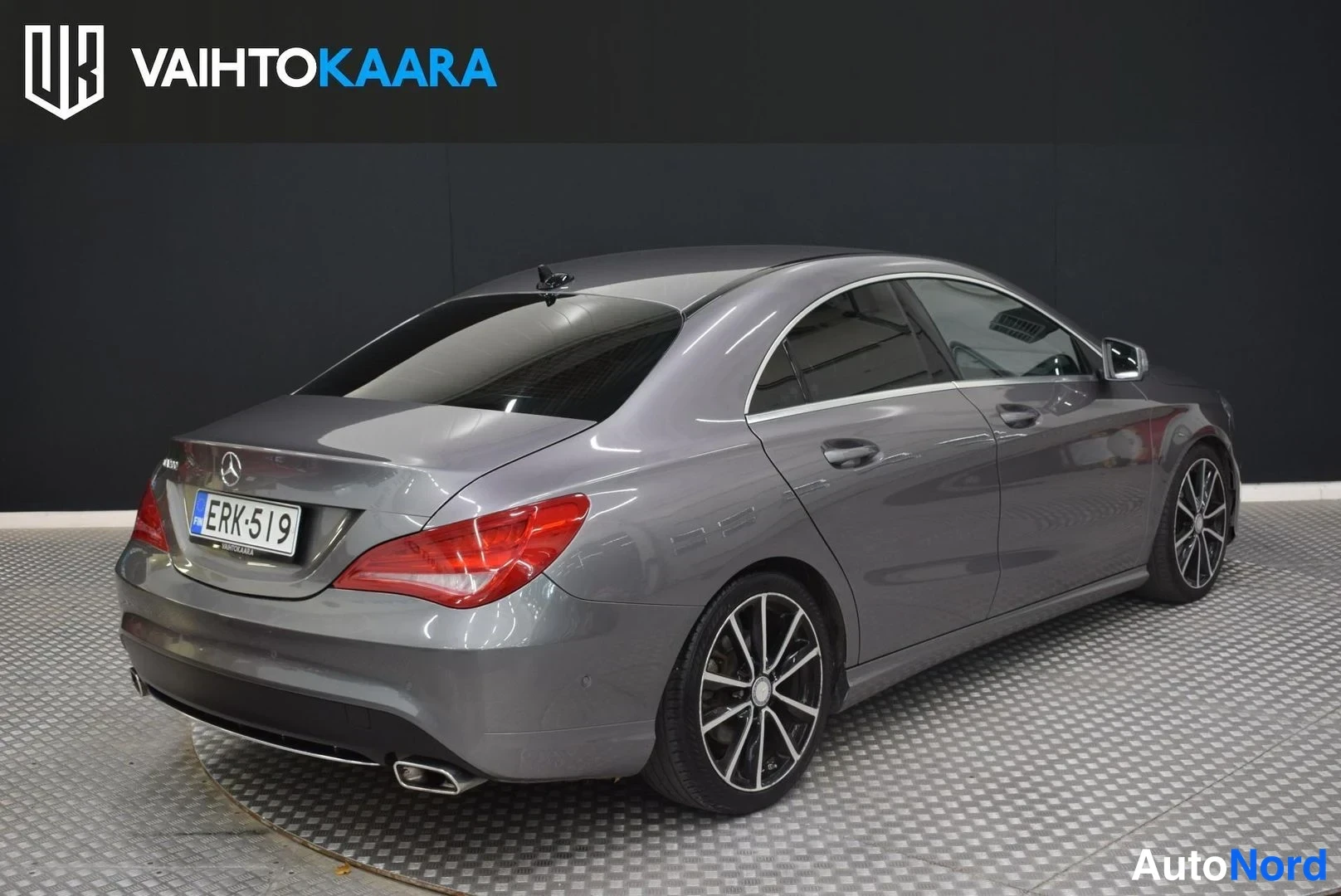 Harmaa Mercedes-Benz CLA 200 2016, takaviisto, kuva 6