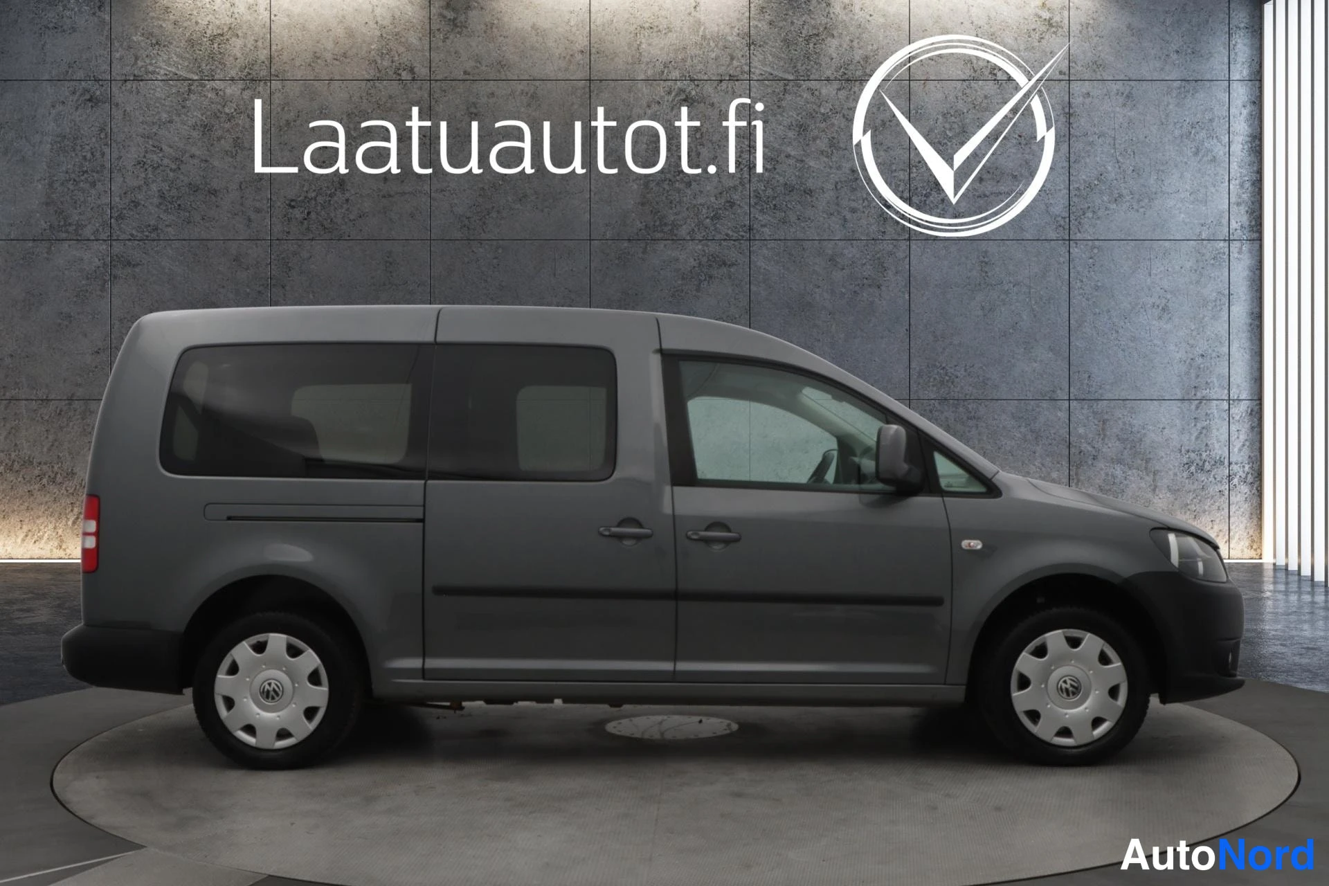Harmaa Volkswagen Caddy 2011, sivulta, kuva 4