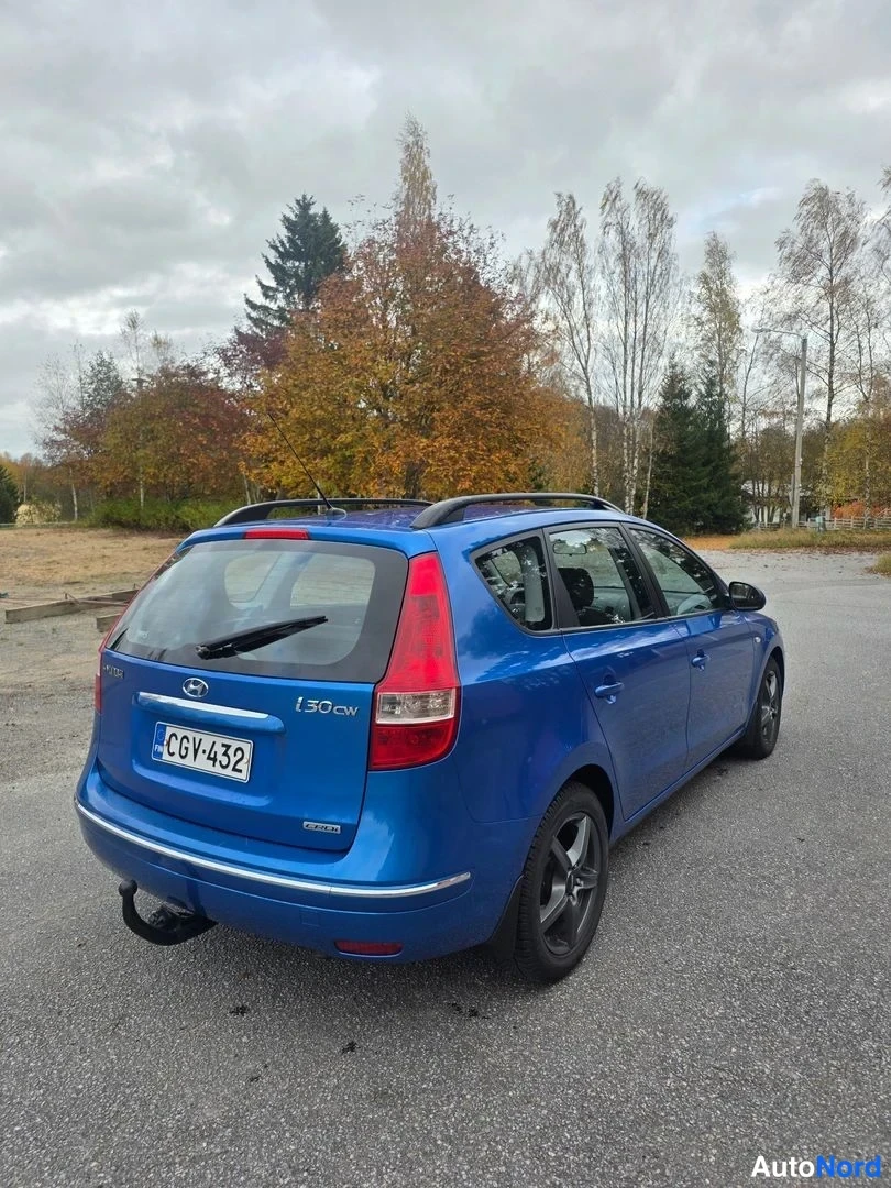 Sininen Hyundai i30 2008, takaviisto, kuva 6