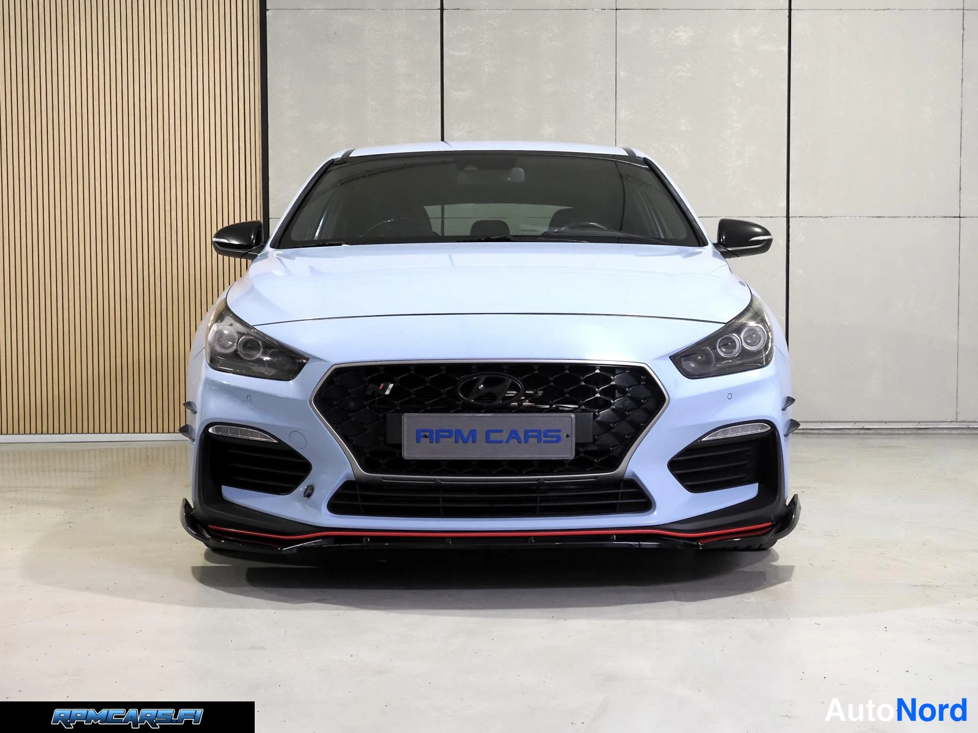 Sininen Hyundai i30 N 2018, edestä, kuva 6