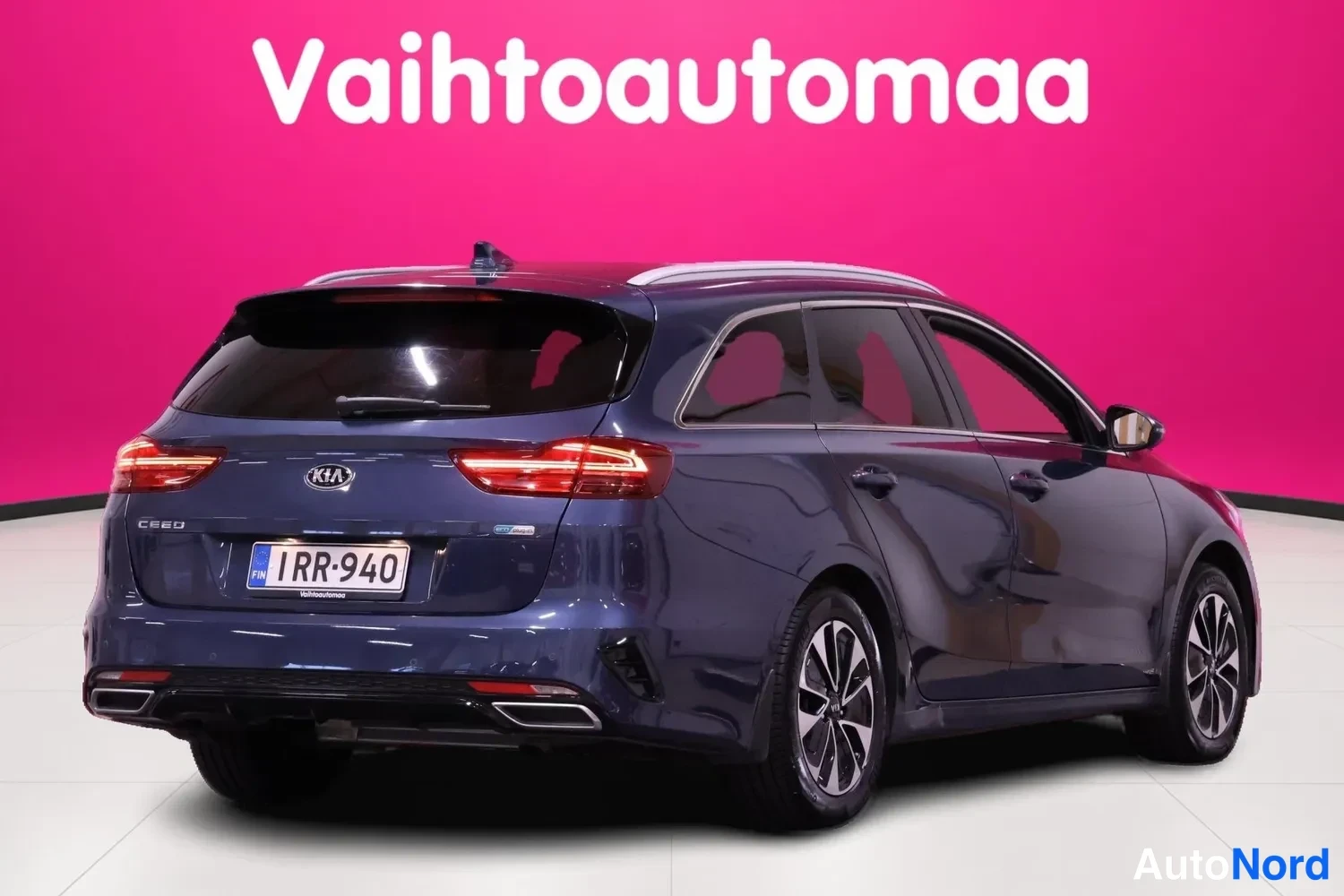 Sininen Kia Ceed 2021, takaviisto, kuva 5