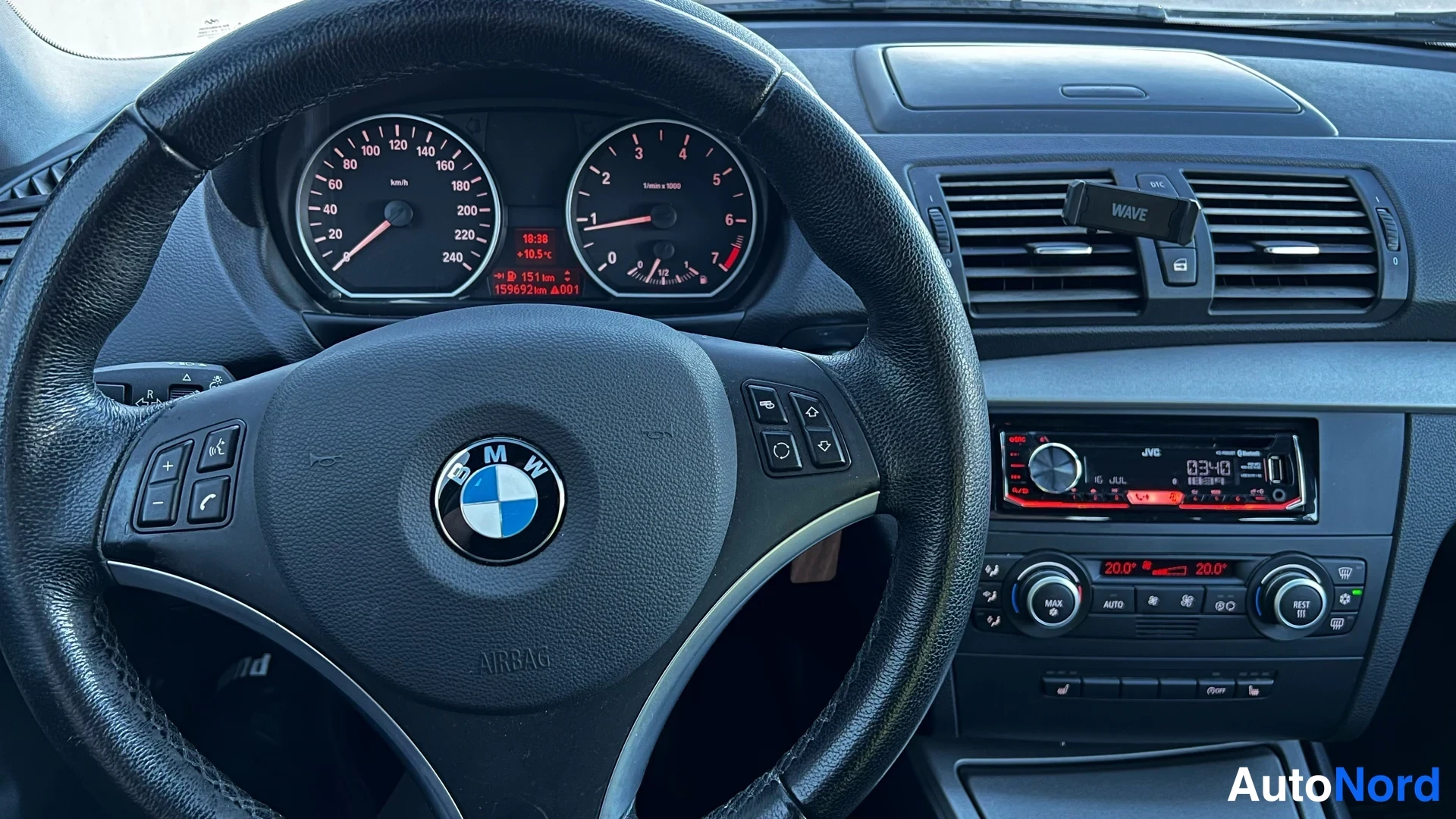 Black BMW 116i 2009, photo 22
