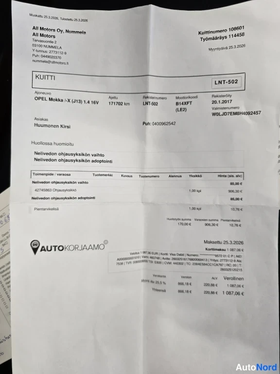 Musta Opel Mokka X 2017, kuva 6