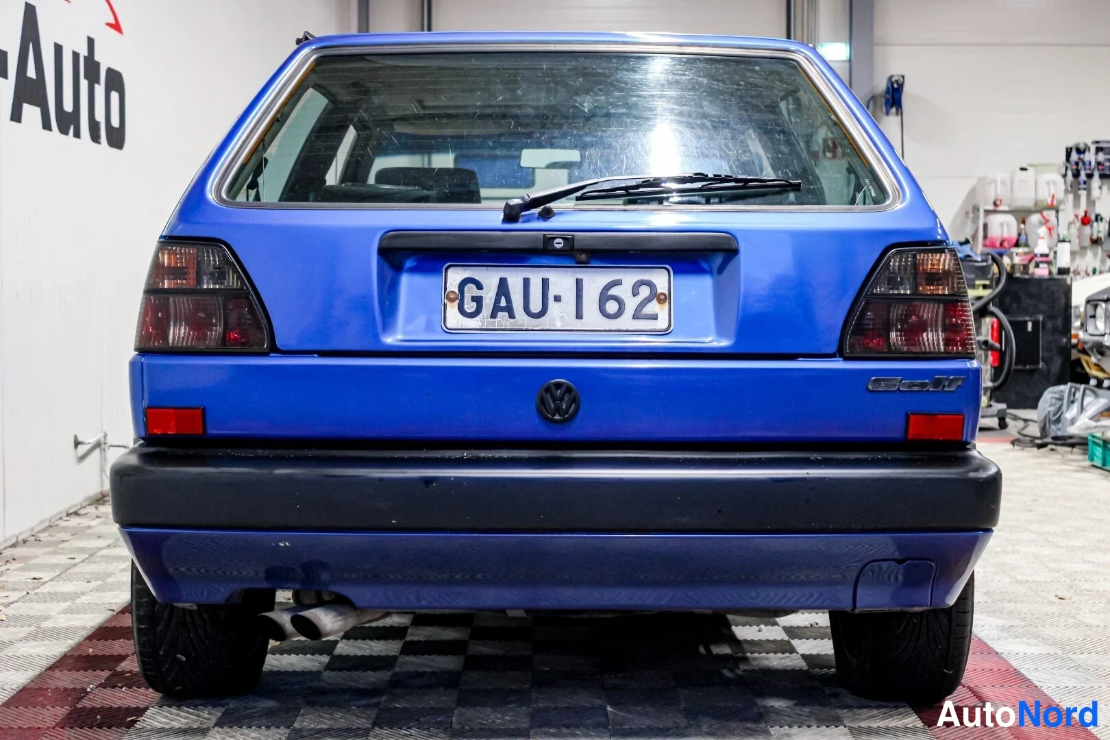 Sininen Volkswagen Golf 1991, takaa, kuva 9