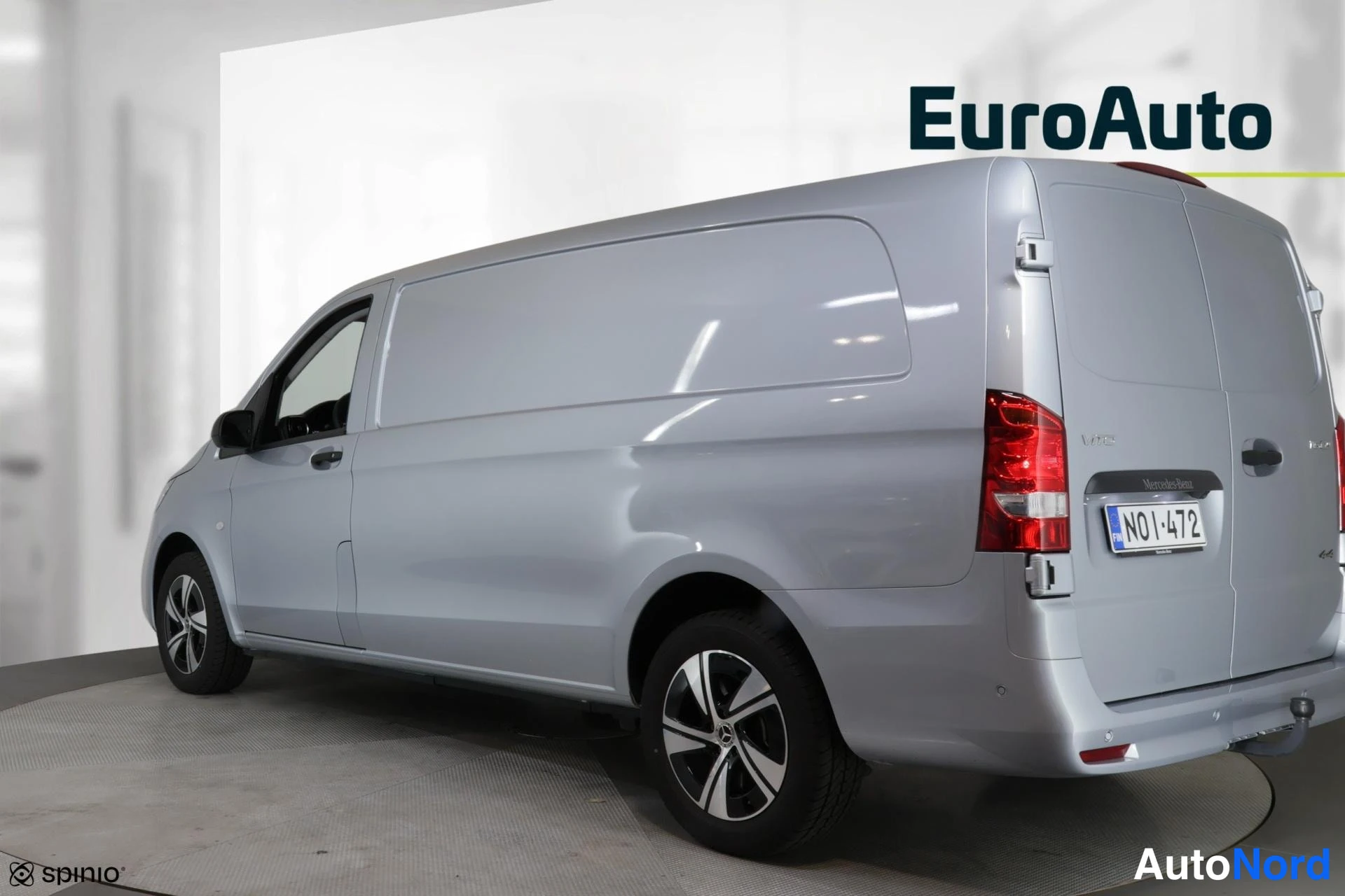 Harmaa Mercedes-Benz Vito 2026, takaviisto, kuva 5