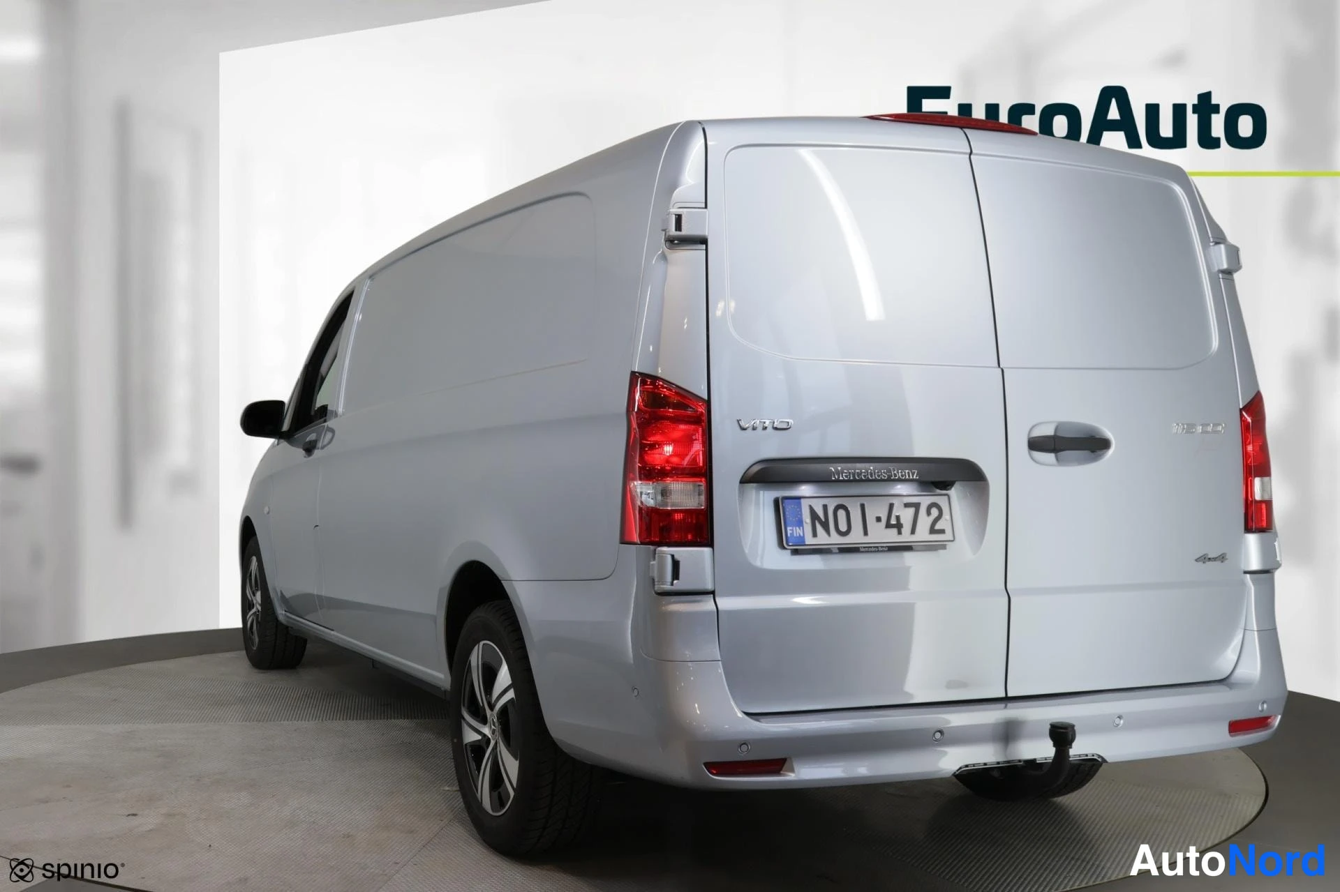 Harmaa Mercedes-Benz Vito 2026, takaviisto, kuva 6
