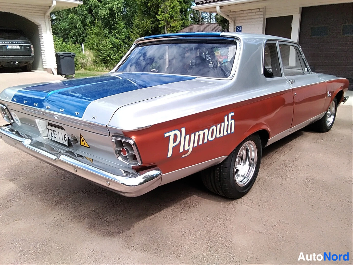 Punainen Plymouth Savoy 1963, takaviisto, kuva 7