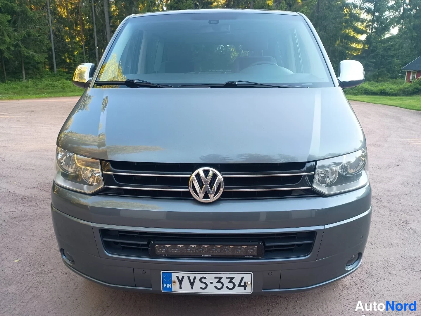 Harmaa Volkswagen Transporter CARAVELLE 2010, edestä, kuva 5
