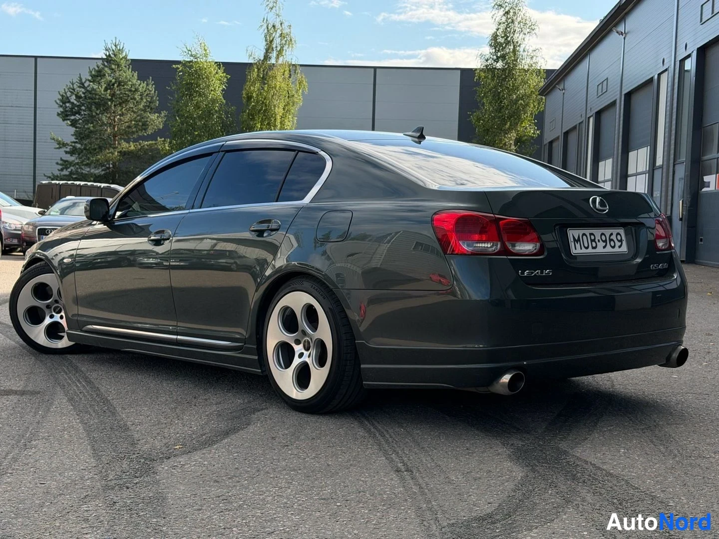 Vihreä Lexus GS 2007, takaviisto, kuva 3