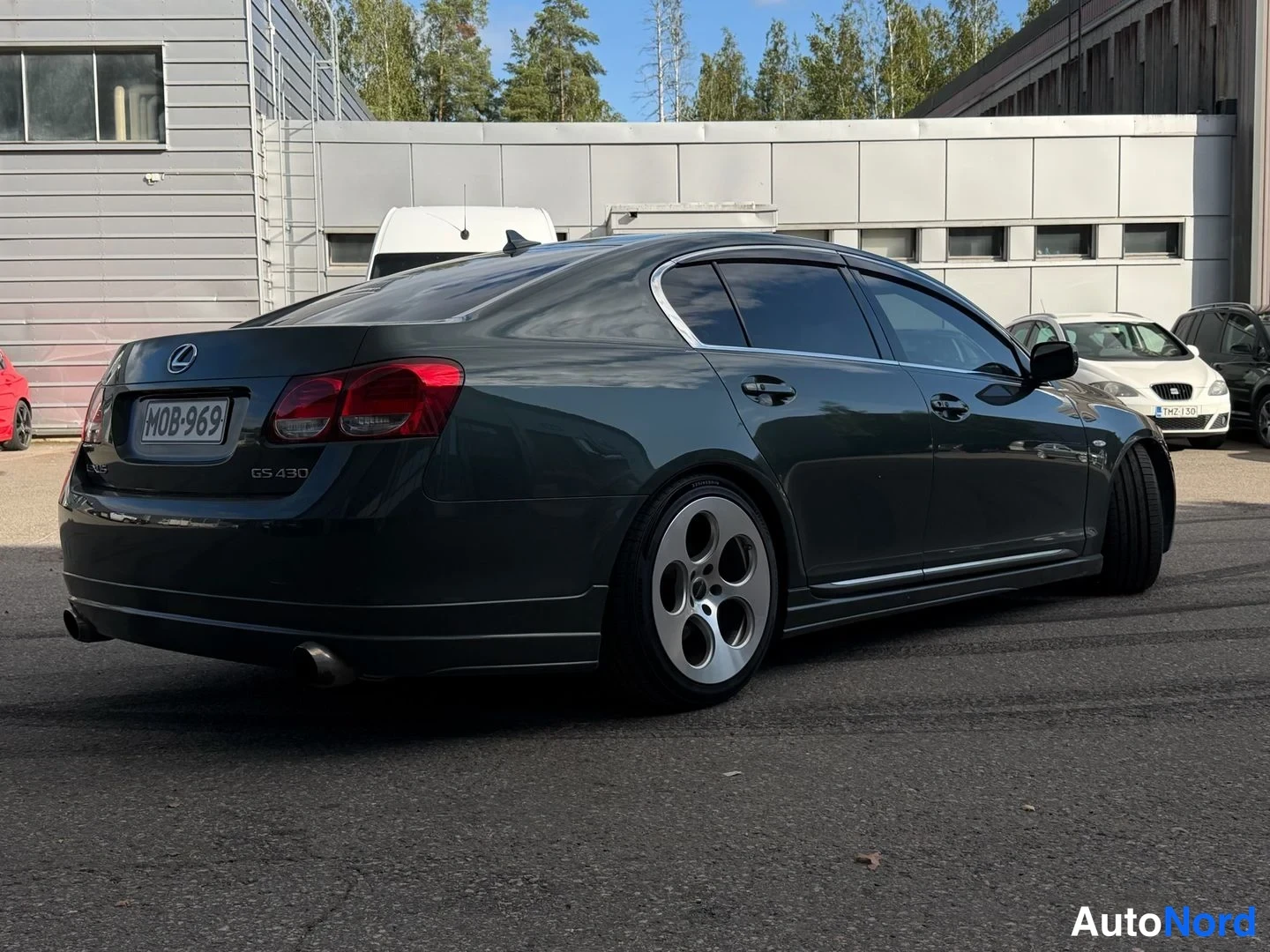 Vihreä Lexus GS 2007, takaviisto, kuva 4