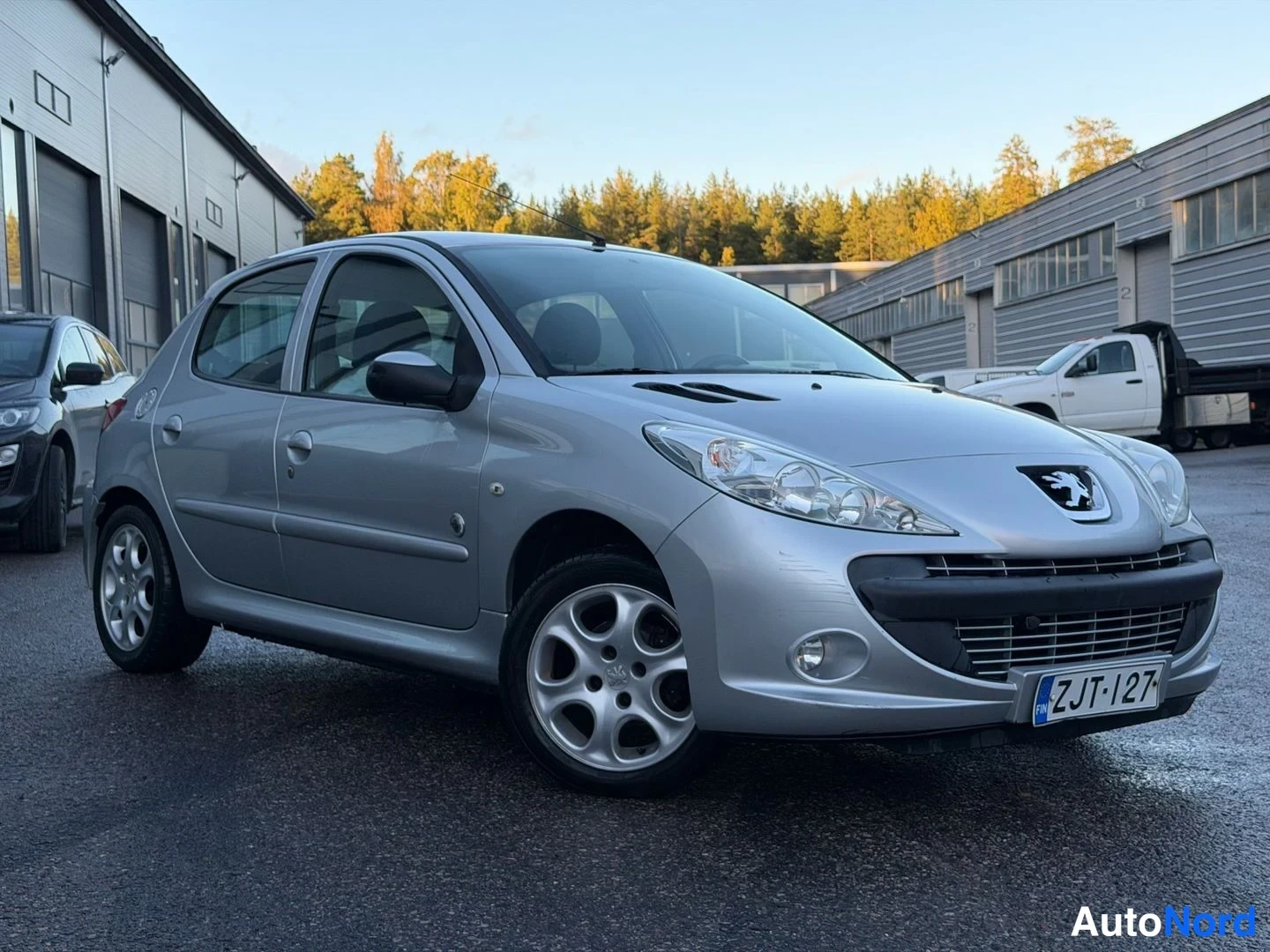 Hopea Peugeot 206+ 2012, etuviisto, keula oikealle, kuva 2
