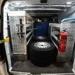 White Ford Transit Custom 2019, rear, photo 17