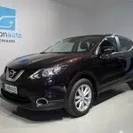 Violetti Nissan Qashqai 2014, etuviisto, keula vasemmalle, kuva 6