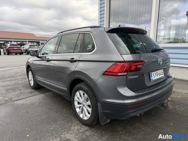Harmaa Volkswagen Tiguan 2019, takaviisto, kuva 14