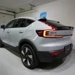 Harmaa Volvo C40 2024, takaviisto, kuva 10