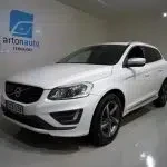 Valkoinen Volvo XC60 2014, etuviisto, keula vasemmalle, kuva 2