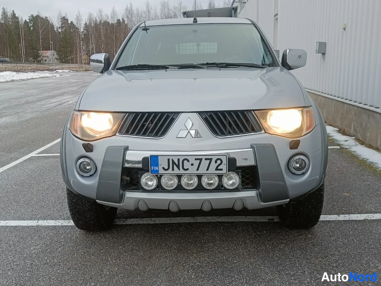 Grey Mitsubishi L200 2006, front, photo 4