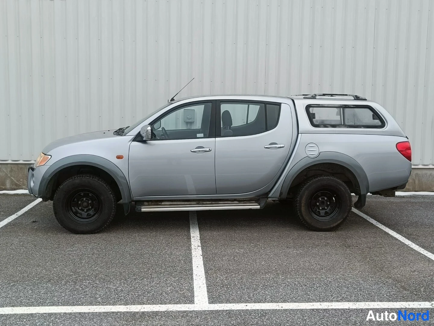 Grey Mitsubishi L200 2006, side, photo 6