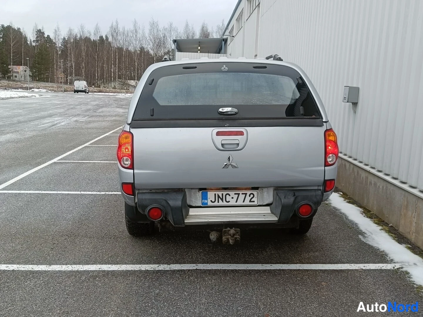 Grey Mitsubishi L200 2006, rear, photo 9