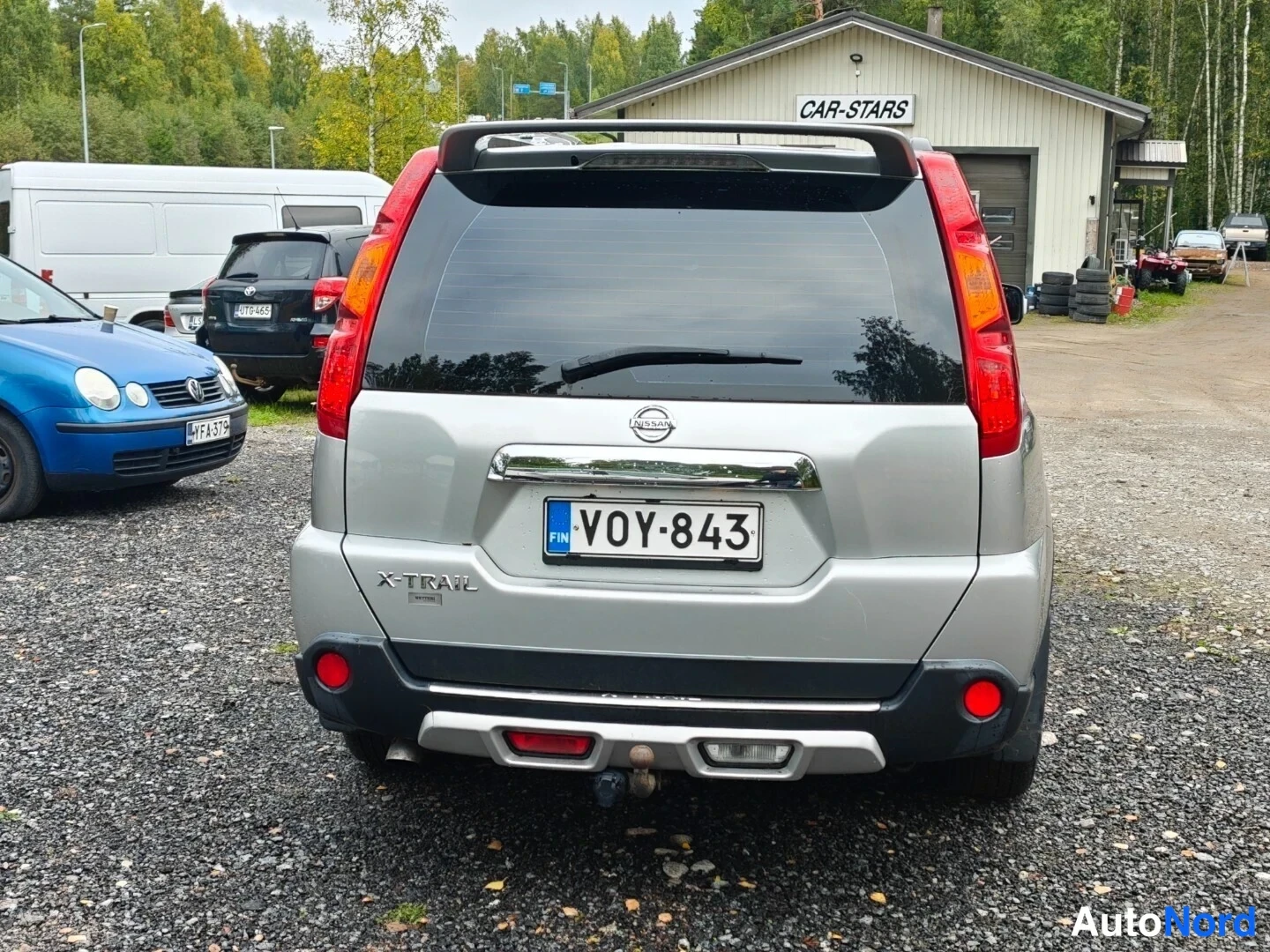 Grey Nissan X-Trail 2007, rear, photo 7