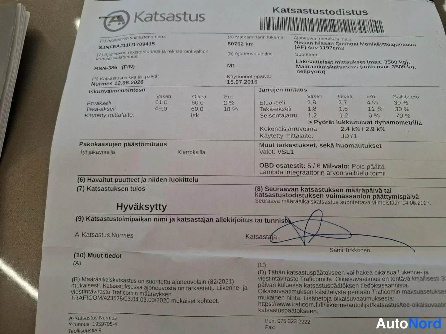 Hopea Nissan Qashqai 2016, kuva 20