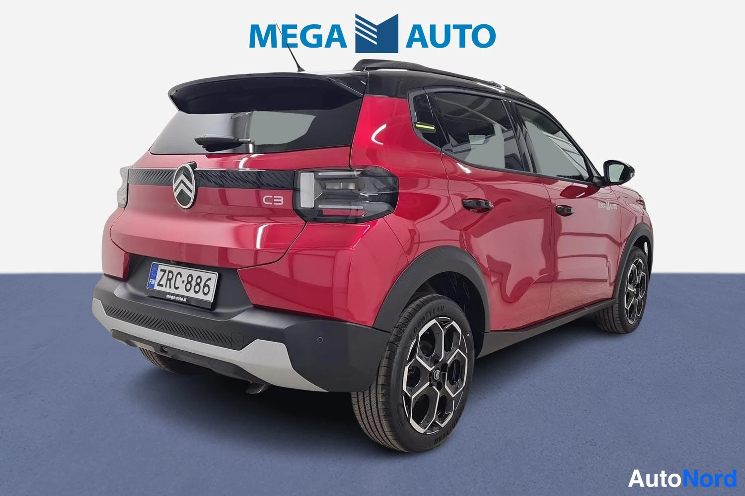 Punainen Citroen C3 2026, takaviisto, kuva 5