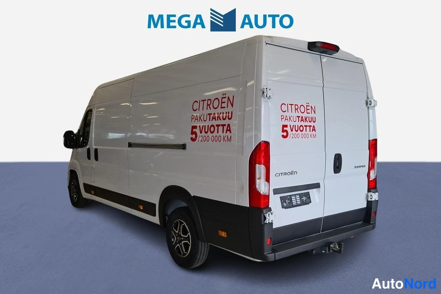 Valkoinen Citroen Jumper 2025, takaviisto, kuva 5