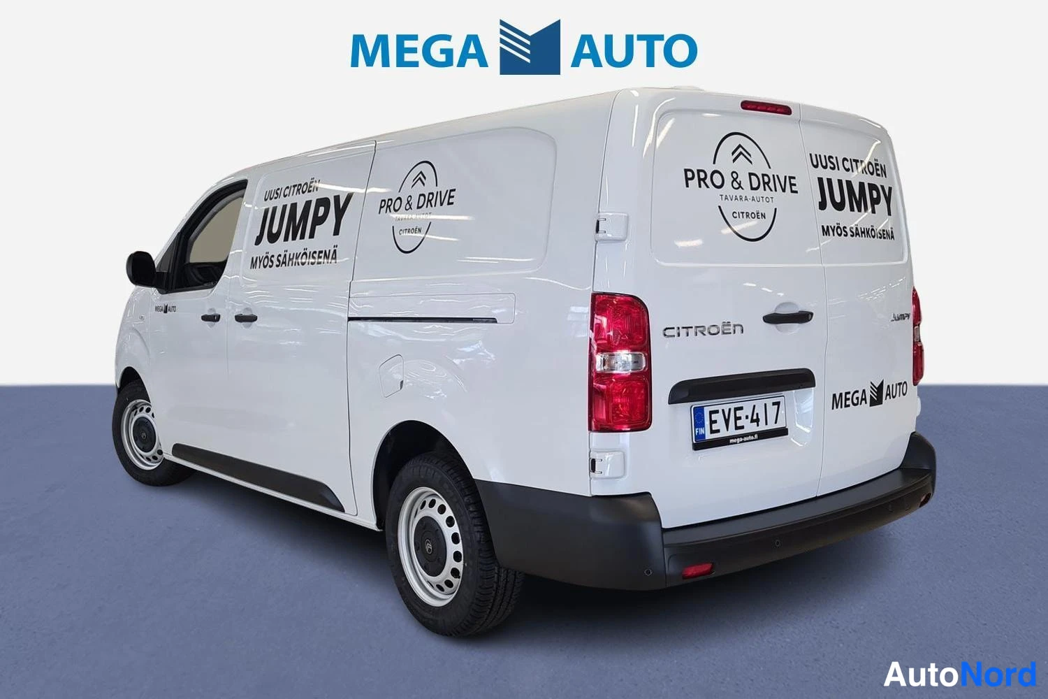 Valkoinen Citroen Jumpy 2025, takaviisto, kuva 4