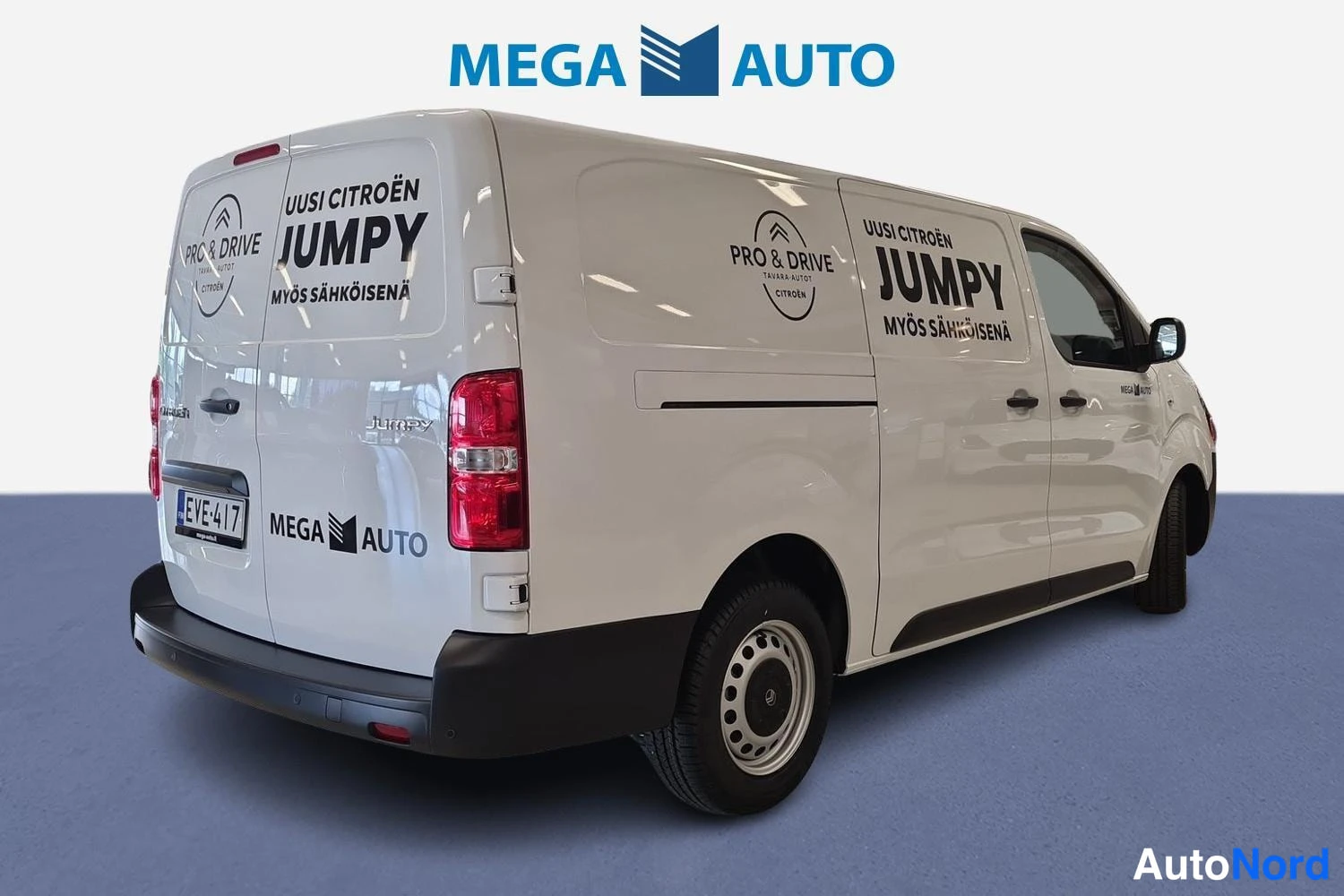 Valkoinen Citroen Jumpy 2025, takaviisto, kuva 5