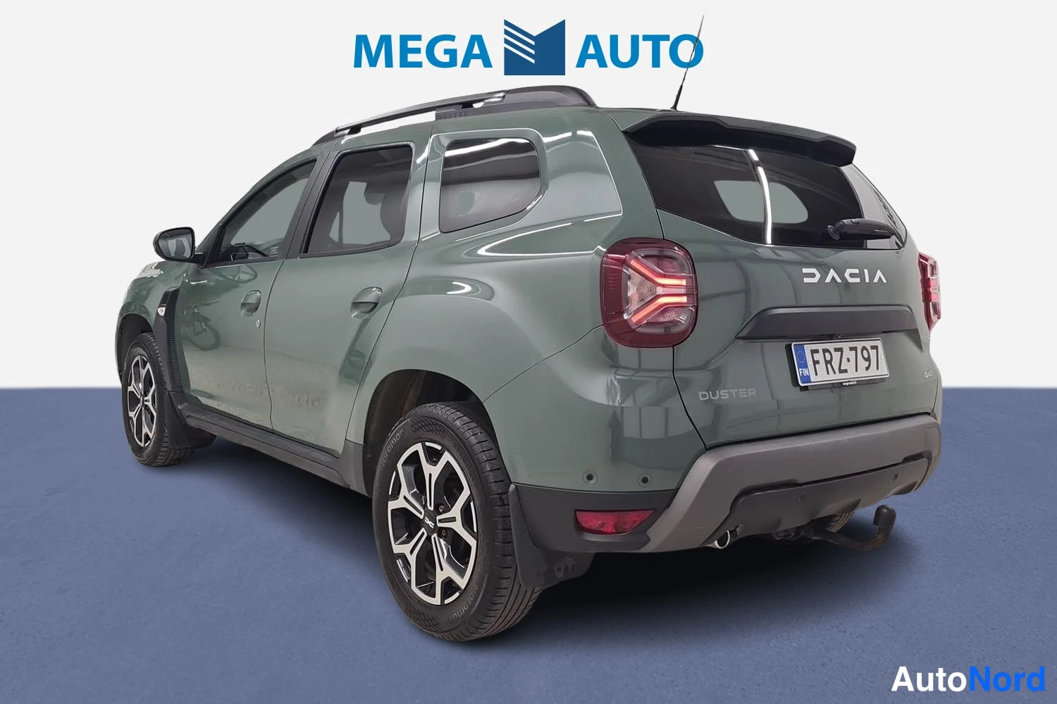 Vihreä Dacia Duster 2023, takaviisto, kuva 3