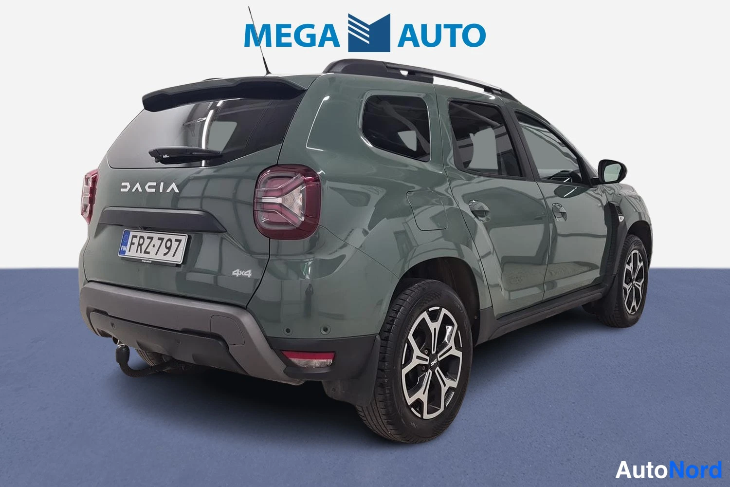 Vihreä Dacia Duster 2023, takaviisto, kuva 4