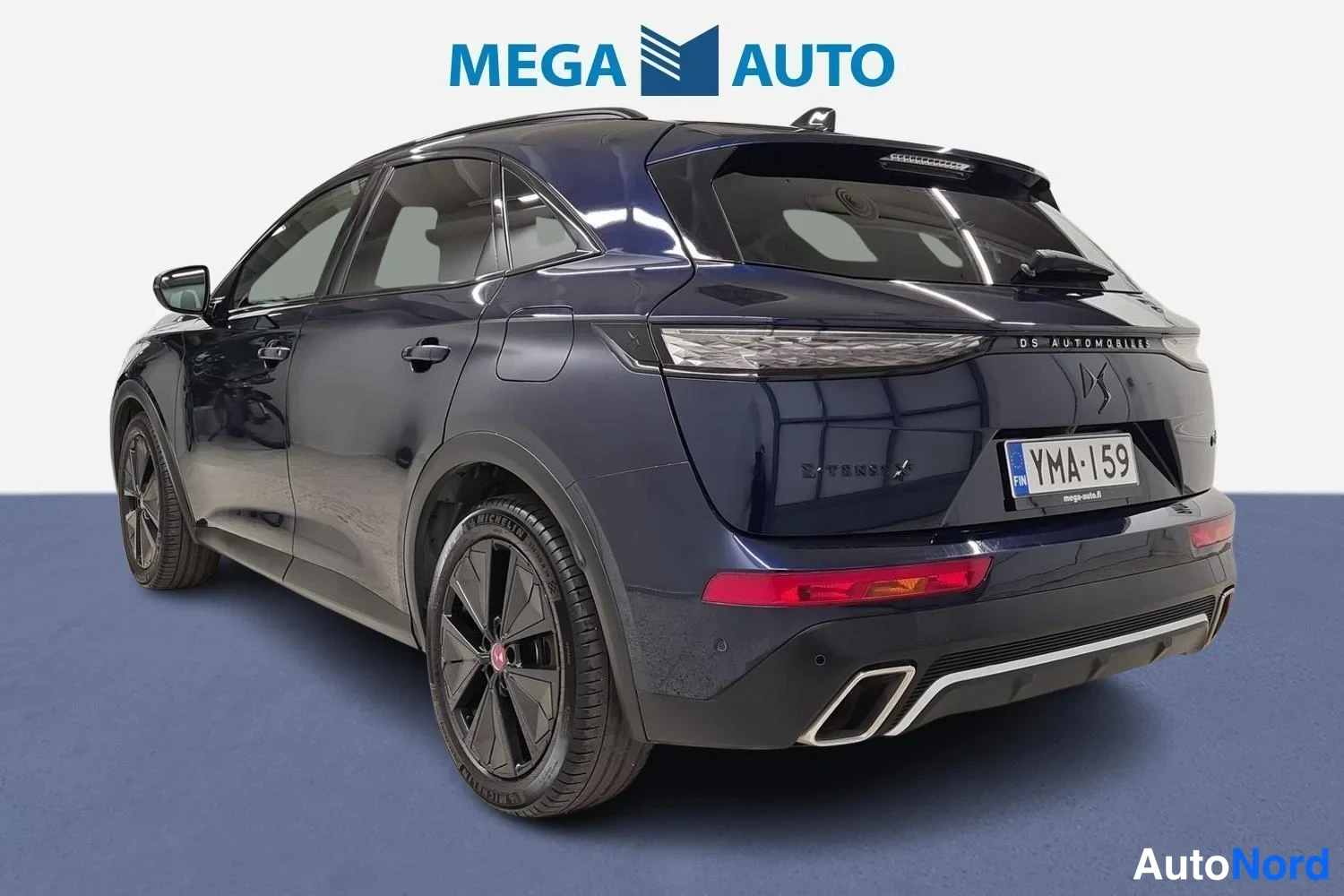 Sininen DS 7 E-Tense 2023, takaviisto, kuva 3