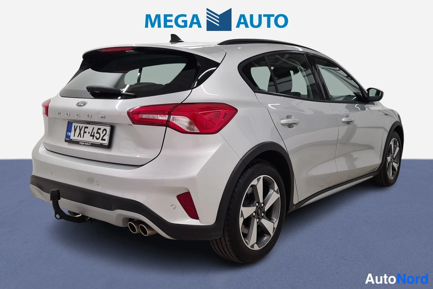 Harmaa Ford Focus 2020, takaviisto, kuva 4