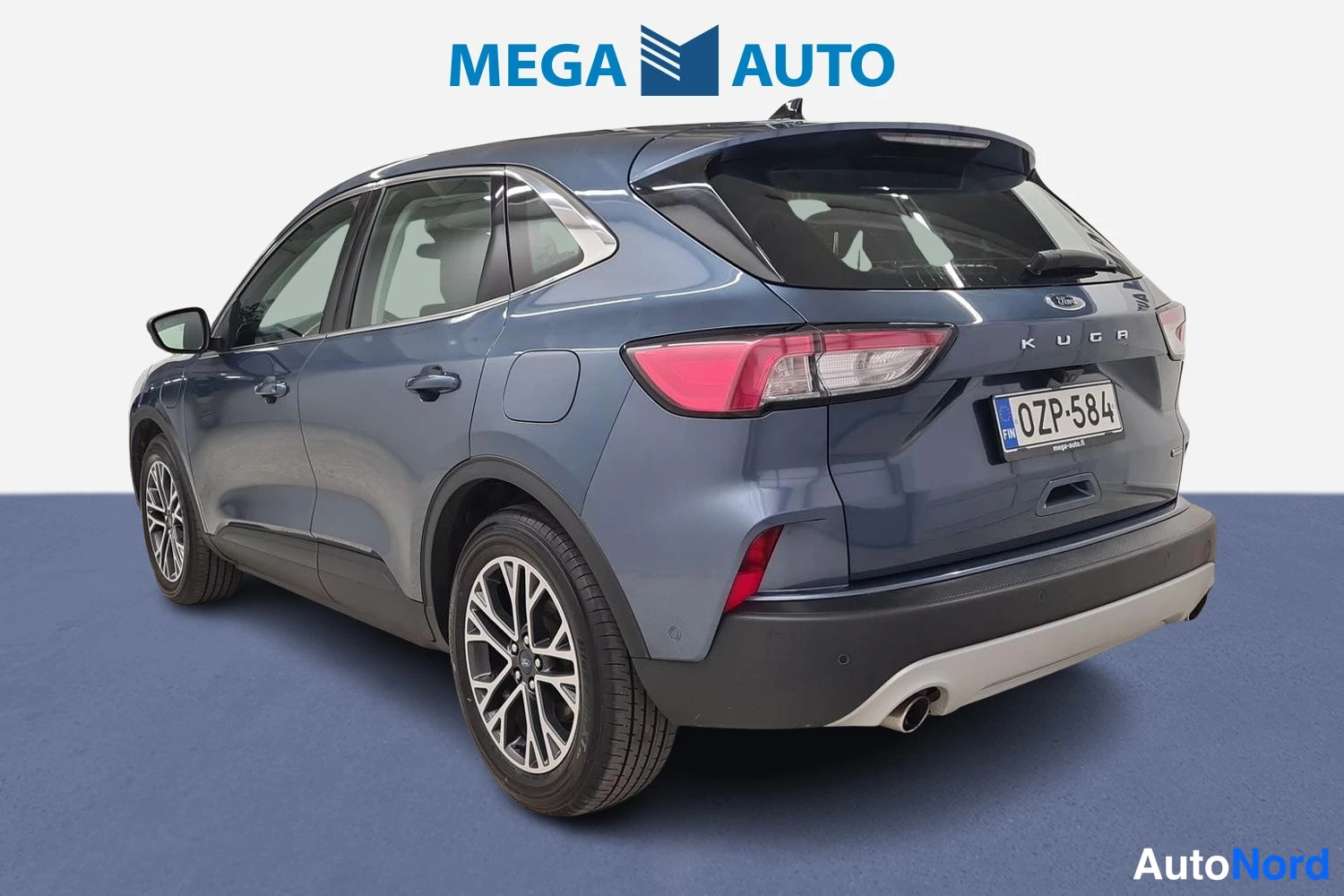 Sininen Ford Kuga 2021, takaviisto, kuva 4